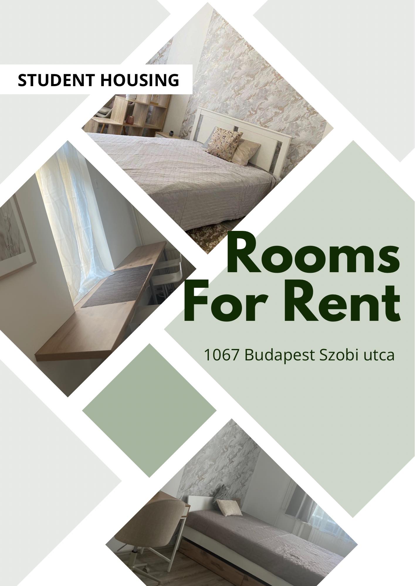 Student housing building on Szobi utca in Budapest